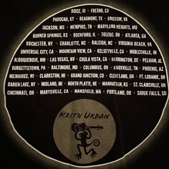 Keith Urban concert tour tshirt country music men’s L vintage believe its ‘03 - Picture 9 of 9